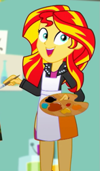 Size: 353x599 | Tagged: safe, screencap, sunset shimmer, eqg summertime shorts, equestria girls, the art of friendship, cropped, solo