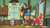 Size: 1280x720 | Tagged: safe, screencap, big macintosh, discord, spike, draconequus, dragon, earth pony, pony, g4, my little pony: friendship is magic, the break up breakdown, angry, male, stallion, trio, trio male, trotting