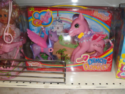 Size: 660x495 | Tagged: safe, pegasus, pony, bootleg, bootleg logo, demon donkey, fun neddy lovely, photo, toy