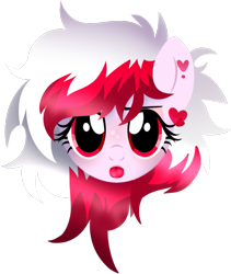 Size: 571x678 | Tagged: safe, artist:tired-horse-studios, oc, oc only, oc:punch drunk, pony, bust, female, mare, portrait, simple background, solo, transparent background