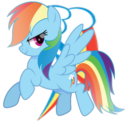 Size: 1464x1410 | Tagged: safe, artist:starshinesentry07, rainbow dash, pegasus, pony, g4, backwards cutie mark, female, mare, show accurate, simple background, solo, transparent background