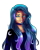 Size: 1920x2413 | Tagged: safe, artist:opal_radiance, princess luna, human, g4, dark skin, female, high res, humanized, simple background, solo, transparent background