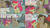 Size: 2000x1125 | Tagged: safe, edit, edited screencap, editor:quoterific, screencap, apple bloom, doctor whooves, time turner, earth pony, pony, unicorn, call of the cutie, g4, angry, apron, bipedal, bow, clothes, duo, female, male, open mouth, scared, shocked, stallion, walking