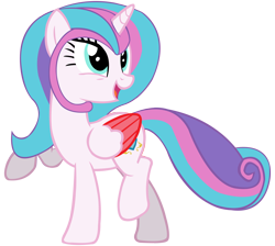 Size: 8499x7600 | Tagged: safe, artist:laszlvfx, princess flurry heart, alicorn, pony, g4, absurd resolution, alternate hairstyle, older, simple background, solo, transparent background, vector