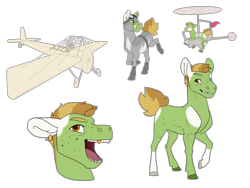Size: 4000x3000 | Tagged: safe, artist:jackiebloom, oc, oc only, oc:maria ann smith, earth pony, pony, female, helicopter, high res, mare, offspring, parent:apple bloom, parent:pipsqueak, parents:pipbloom, short hair, simple background, solo, transparent background