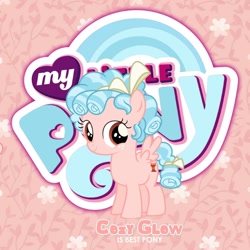 Size: 720x720 | Tagged: safe, cozy glow, pegasus, pony, g4, best pony, my little pony logo, solo, truth