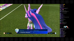Size: 1280x720 | Tagged: safe, twilight sparkle, alicorn, pony, g4, the last problem, 3d, 4chan cup, clothes, dancing, female, football, older, older twilight, older twilight sparkle (alicorn), princess twilight 2.0, socks, solo, sports, twilight sparkle (alicorn)