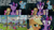 Size: 1986x1117 | Tagged: safe, edit, edited screencap, editor:quoterific, screencap, amethyst star, apple bumpkin, apple cobbler, apple fritter, apple honey, applejack, bright smile, candy mane, carrot top, castle (crystal pony), cloud kicker, coco crusoe, comet tail, covalent bond, cranky doodle donkey, dark moon, dizzy twister, doctor whooves, fleur de verre, fluttershy, geri, golden harvest, graphite, jonagold, lavender august, lightning bolt, linky, lyra heartstrings, marmalade jalapeno popette, merry may, minuette, mochaccino, mr. waddle, neon lights, orange swirl, orion, pinkie pie, pokey pierce, ponet, rainbow dash, rainbowshine, rare find, rarity, red gala, rising star, sassaflash, shoeshine, shooting star (g4), sparkler, spike, spring melody, sprinkle medley, star bright, sunshower raindrops, time turner, twilight sparkle, white lightning, written script, alicorn, dragon, earth pony, pegasus, pony, unicorn, g4, my little pony: friendship is magic, trade ya!, apple family member, applejack's hat, confetti, cowboy hat, eyes closed, flying, hat, mane seven, mane six, open mouth, surprised, twilight sparkle (alicorn)