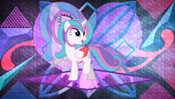 Size: 3840x2160 | Tagged: safe, artist:laszlvfx, edit, princess flurry heart, pony, g4, alternate hairstyle, high res, older, older flurry heart, solo, wallpaper, wallpaper edit