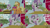 Size: 1986x1117 | Tagged: safe, edit, edited screencap, editor:quoterific, screencap, applejack, scootaloo, sweetie belle, earth pony, pegasus, pony, unicorn, g4, one bad apple, applejack's hat, bucket, cowboy hat, eyes closed, hat, hay, open mouth, towel, trio, wet, wet mane, worried