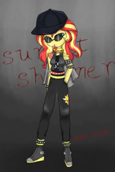 Size: 1080x1620 | Tagged: safe, artist:pink flame, sunset shimmer, equestria girls, g4