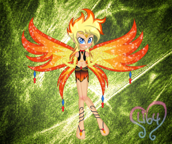 Size: 5209x4367 | Tagged: safe, artist:kova360, artist:lumi-infinite64, artist:prismagalaxy514, fairy, human, equestria girls, g4, accessory, barefoot, barely eqg related, base used, cartoon network, clothes, crossover, enchantix, equestria girls style, equestria girls-ified, fairy couture, fairy wings, fairyized, feet, gem, gloves, headpiece, johnny test, johnny test (character), long gloves, long hair, male, solo, sparkly wings, wings, winx, winx club, winxified
