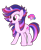 Size: 1657x2025 | Tagged: safe, artist:afterglory, oc, oc only, oc:glowing magic, earth pony, pony, female, magical lesbian spawn, mare, offspring, parent:rainbow dash, parent:twilight sparkle, parents:twidash, simple background, solo, transparent background