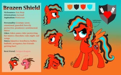 Size: 1920x1200 | Tagged: safe, artist:praisecastiel, oc, oc:brazen shield, pegasus, pony