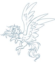 Size: 3000x3500 | Tagged: safe, artist:flaming-trash-can, pegasus, pony, angry, crying, flying, high res, large wings, rage, simple background, solo, thin legs, wings