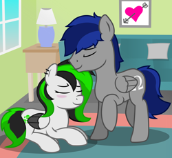 Size: 4000x3663 | Tagged: safe, artist:98direct, oc, pegasus, pony, female, male, shipping, straight
