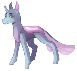 Size: 2900x2700 | Tagged: safe, artist:monnarcha, oc, oc only, oc:anisoptera, changedling, changeling, female, high res, simple background, solo, transparent background