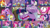 Size: 1978x1113 | Tagged: safe, edit, edited screencap, editor:quoterific, screencap, applejack, bulk biceps, cheerilee, cranky doodle donkey, cup cake, doctor whooves, granny smith, lily, lily valley, matilda, maud pie, mudbriar, pinkie pie, rainbow dash, spike, sunburst, time turner, twilight sparkle, alicorn, dragon, earth pony, pegasus, pony, unicorn, a trivial pursuit, g4, my little pony: friendship is magic, season 9, angry, applejack's hat, bag, bell, bipedal, book, cowboy hat, eyes closed, female, floppy ears, flying, force field, glowing horn, hat, horn, hug, magic, magic aura, messy mane, nightcap, open mouth, saddle bag, shocked, this is trivia trot, twilight snapple, twilight sparkle (alicorn), winged spike, wings