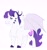 Size: 2199x2338 | Tagged: safe, artist:dodiejinx, oc, oc only, oc:amelle sky, dracony, hybrid, female, high res, interspecies offspring, offspring, parent:rarity, parent:spike, parents:sparity, simple background, white background