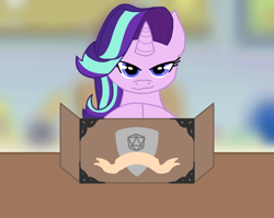 Size: 768x610 | Tagged: safe, artist:royal-pony-palace, starlight glimmer, pony, unicorn, g4, board game, dungeon master, solo