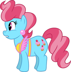 Size: 4000x4034 | Tagged: safe, artist:jeatz-axl, cup cake, earth pony, pony, g4, female, mare, simple background, solo, transparent background, vector