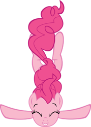 Size: 900x1259 | Tagged: safe, artist:cloudshadezer0, pinkie pie, earth pony, pony, a dog and pony show, g4, falling, show accurate, solo, vector