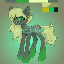 Size: 868x868 | Tagged: safe, artist:nel_liddell, oc, oc only, earth pony, pony, ear fluff, earth pony oc, freckles, reference sheet, solo