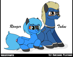 Size: 1456x1152 | Tagged: safe, artist:ethanchang, car pony, original species, pony, 1st awesome platoon, chevrolet, chevrolet tahoe, female, ford, ford ranger, looking at you, male, mare, ponified, stallion