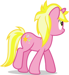 Size: 7000x7606 | Tagged: safe, artist:luckreza8, sunshine smiles, pony, unicorn, g4, .svg available, absurd resolution, background pony, female, mare, simple background, solo, transparent background, vector, walking