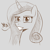 Size: 2000x2000 | Tagged: safe, artist:epulson, princess cadance, alicorn, pony, g4, bust, female, high res, looking at you, mare, monochrome