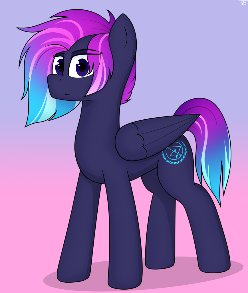 #2545911 - safe, artist:marusya, oc, oc only, oc:singularity, pegasus ...