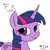 Size: 611x611 | Tagged: safe, artist:fsnyion, twilight sparkle, alicorn, pony, g4, solo, twilight sparkle (alicorn)