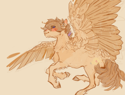 Size: 1649x1262 | Tagged: safe, artist:penrosa, oc, oc only, oc:amber light, pegasus, pony, solo