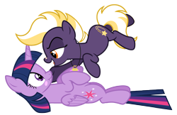 Size: 10151x6581 | Tagged: safe, artist:estories, twilight sparkle, oc, oc:wildheart, alicorn, earth pony, pony, g4, absurd resolution, blushing, christmas ball, duo, duo female, female, mare, open mouth, simple background, transparent background, twilight sparkle (alicorn), vector