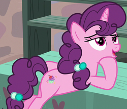 Size: 988x851 | Tagged: safe, screencap, sugar belle, pony, unicorn, g4, hard to say anything, cropped, cute, female, lidded eyes, mare, solo, sugarbetes