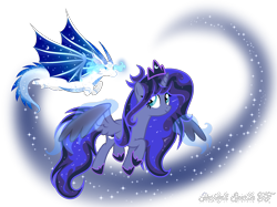 Size: 1917x1434 | Tagged: safe, artist:afterglory, oc, oc only, alicorn, dragon, pony, female, magic, mare, simple background, solo, transparent background