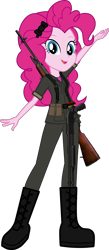 Size: 1782x4096 | Tagged: safe, artist:edy_january, pinkie pie, equestria girls, g4, assault rifle, boots, call of duty, call of duty: black ops, call of duty: black ops cold war, combat boots, gun, m14, marine, marines, remington 870, rifle, shoes, shotgun, soldiers, solo, u.s marines, usmc, vietnam, vietnam war, vietnam war series, weapon