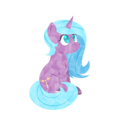 Size: 300x300 | Tagged: safe, artist:enigmadoodles, idw, radiant hope, crystal pony, pony, g4, crystallized, simple background, solo, transparent background