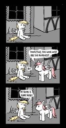 Size: 463x896 | Tagged: safe, artist:owlor, derpy hooves, oc, pegasus, pony, comic:the daily derp, g4, comic, homeless