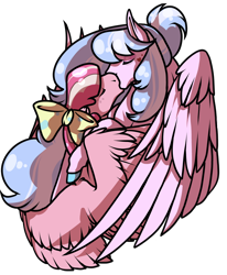 Size: 1024x1241 | Tagged: safe, artist:oneiria-fylakas, oc, oc only, pegasus, pony, bust, female, kissing, mare, portrait, simple background, transparent background