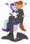 Size: 733x1081 | Tagged: safe, anonymous artist, derpibooru exclusive, starlight glimmer, sunburst, unicorn, anthro, g4, bridal carry, carrying, clothes, cute, female, glasses, glimmerbetes, heart, kissing, male, mare, mary janes, romantic, sailor uniform, school uniform, ship:starburst, shipping, shoes, simple background, skirt, smooch, stallion, straight, sunbetes, sunburst's glasses, uniform, white background, zettai ryouiki