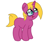 Size: 1080x939 | Tagged: safe, artist:bryastar, oc, oc:bright star, pony, unicorn, female, filly, glasses, happy, younger