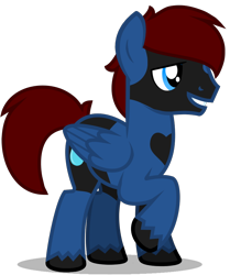 Size: 832x994 | Tagged: safe, artist:amgiwolf, oc, oc only, pegasus, pony, male, open mouth, pegasus oc, raised hoof, simple background, solo, stallion, transparent background, unshorn fetlocks, wings