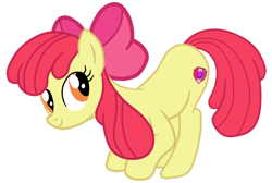 Size: 1280x859 | Tagged: safe, artist:gmaplay, apple bloom, earth pony, pony, g4, ass up, butt, face down ass up, older, older apple bloom, plot, simple background, transparent background