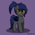 Size: 1700x1700 | Tagged: safe, artist:deltarum, oc, oc only, oc:umbra historia, bat pony, bat pony oc