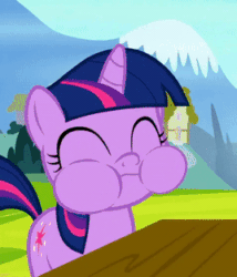 Size: 268x313 | Tagged: safe, edit, edited screencap, screencap, twilight sparkle, pony, unicorn, g4, sparkle's seven, animated, aweeg*, chewing, cropped, cute, eating, eyes closed, female, filly, filly twilight sparkle, foal, gif, loop, mare, perfect loop, puffy cheeks, solo, twiabetes, unicorn twilight, younger