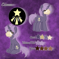 Size: 2000x2000 | Tagged: safe, oc, oc:cosmo, high res, reference sheet