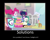 Size: 1075x860 | Tagged: safe, artist:thejboy88, edit, edited screencap, screencap, pinkie pie, sci-twi, twilight sparkle, wooyoo, dog, equestria girls, five stars, g4, my little pony equestria girls: better together, 2019, apron, butter, cake, clothes, coffee mug, cupcake, food, motivational poster, mug, newspaper, pancakes, pie, server pinkie pie, syrup, waitress