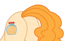 Size: 1194x747 | Tagged: safe, artist:gmaplay, pear butter, earth pony, pony, g4, ass up, butt, butt only, face down ass up, female, mare, pear butt, pictures of butts, plot, simple background, solo, transparent background