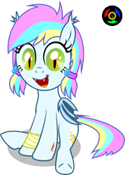 Size: 1815x2537 | Tagged: safe, artist:kyoshyu, oc, oc only, oc:eclaircie clearing, bat pony, pony, female, filly, simple background, solo, transparent background, vector